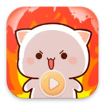 Logo of Mochi Cat Animated Stickers android Application 